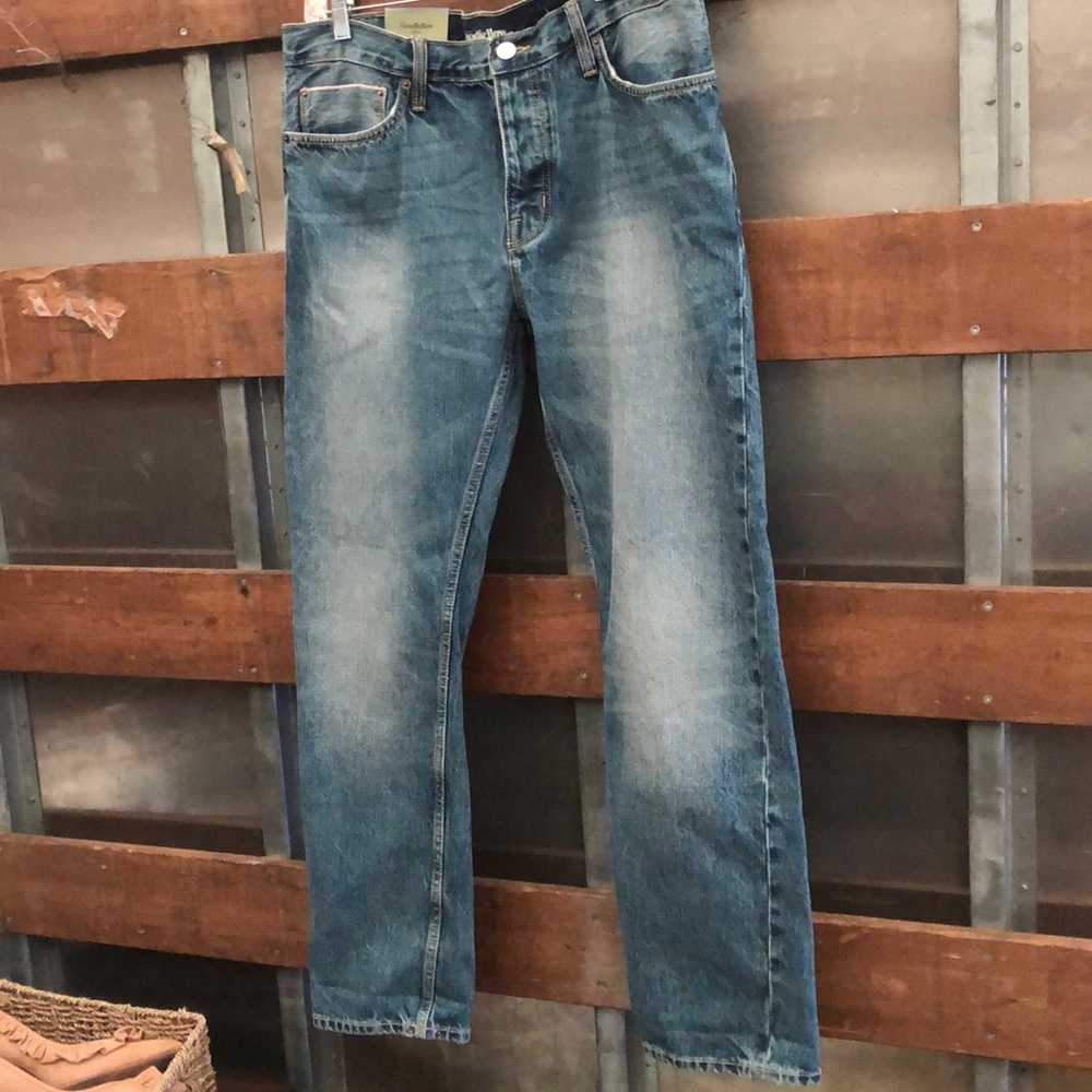 Jeans pants premium denim goodfellow slim straight